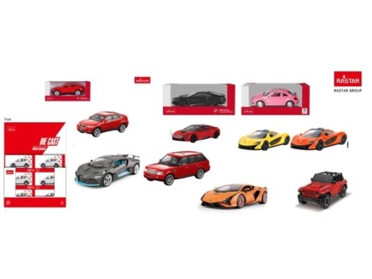 Rastar Die Cast 1:43 Asst. Pdq Rastar Die Cast 1:43 Asst. Pdq