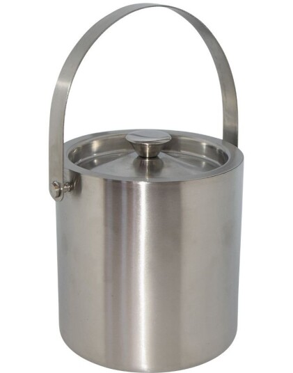 Bar Lord Isbøtte i Metall med Lokk 16,5 cm