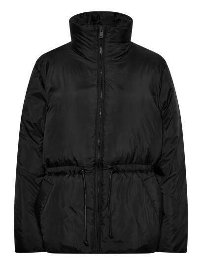 Monki Chunky Waist Puffer Jacket Black XXL Monki Chunky Waist Puffer Jacket Black XXL