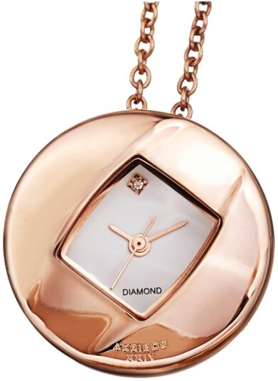 Akribos XXIV Dameklokke AK1053RG Diamond Hvit Ø28 mm
