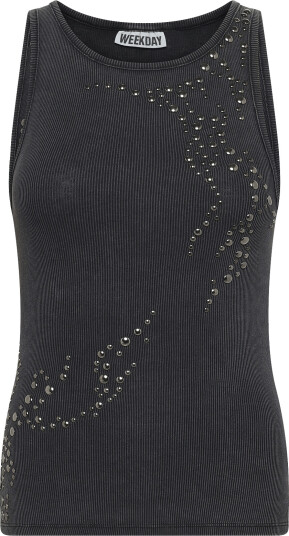 Weekday Studded Tank Top Grey S