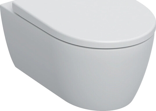 Geberit iCon Sett Vegghengt Toalett Rimfree m/sete SC/QR Hvit Matt
