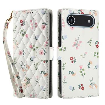 iPhone Air Rombisk blomsterlommebok etui   roser