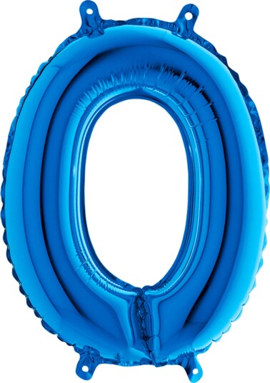 Ballongkungen Tallballong Mini Blå Metallic Tallet 0 14000B