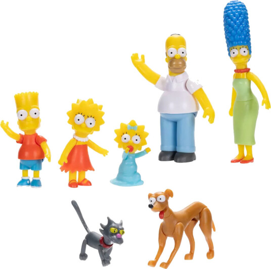 JAKKS Pacific The Simpsons 2,5 tommers figur multipakke