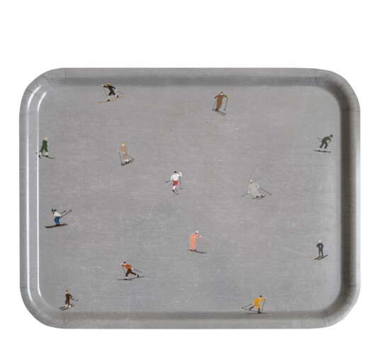 Fine Little Day Skiers brett 43x33 cm grått Fine Little Day Skiers brett 43x33 cm grått