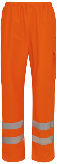 Elka Synlighetsregnbukse Med Lomme 022401R Oransje Str. L