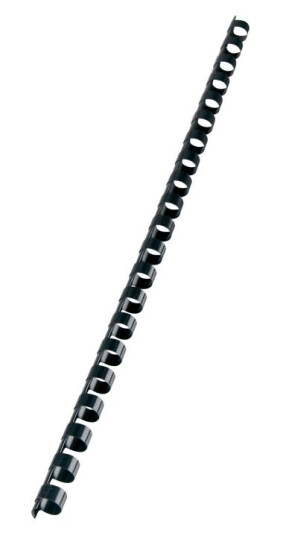 Gbc Combbind - 10 Mm - 21 Ringer - A4 210 X 297 Mm - 65 Ark - Svart - 100 Stk Plastbindekam - For P/N: 2101435 4400399 Ib271106 Ib271717
