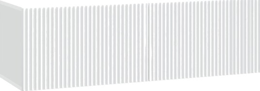  Vegghengt TV skap Hvit 98 x 31 x 30 cm Konstruert tre