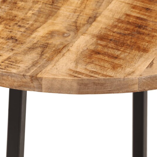  Salongbord 45x45x40 cm heltre mango og jern 371969
