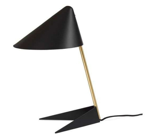 Warm Nordic Ambience Bordlampe Black Noir/Brass