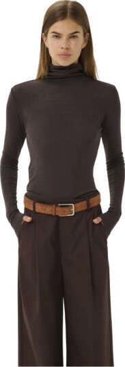 Gestuz Gzninia Wool Rollneck Brown XS