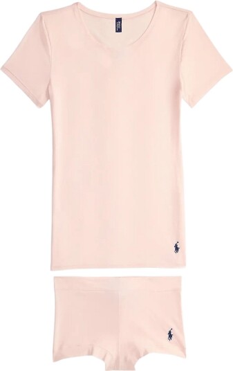 Polo Ralph Lauren Intimates Shirt & T Shirt Set Pink XS
