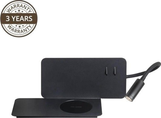 Vegglys Fiji 19132 Bk Led Lader 5+3W