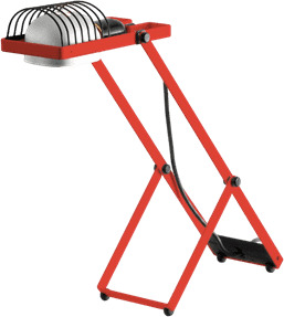 Artemide Sintesi Bordlampe Rød Artemide Sintesi Bordlampe Rød