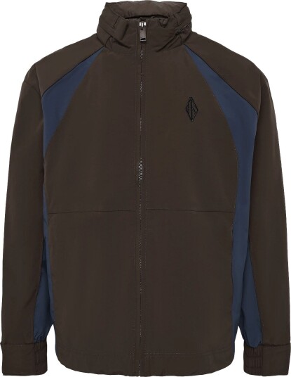 HAN Kjøbenhavn Technical Hooded Jacket DARK BROWN M HAN Kjøbenhavn Technical Hooded Jacket DARK BROWN M