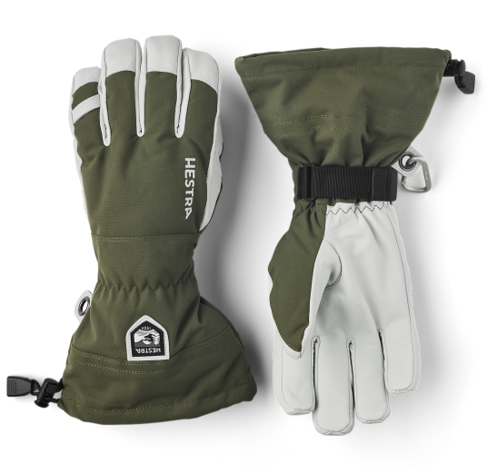 Hestra Army Leather Heli Ski 5 Finger Black 6 Hestra Army Leather Heli Ski 5 Finger Black 6
