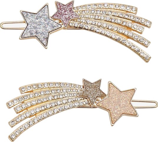 Mimi & Lula 2 Snap Grips Large Dazzle Shooting Star MULTI One Size
