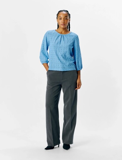 Object Objlaila 3/4 Re Top Noos Blue XL Object Objlaila 3/4 Re Top Noos Blue XL