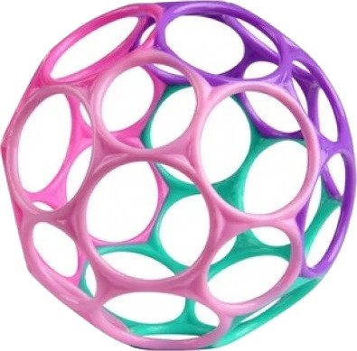 Oball Classic Babyleke Ball - 10 cm - Lilla, Rosa