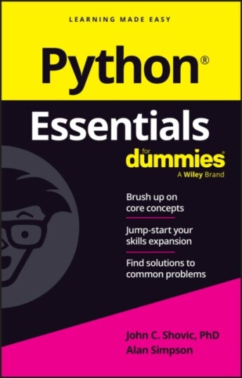 Python Essentials For Dummies Python Essentials For Dummies