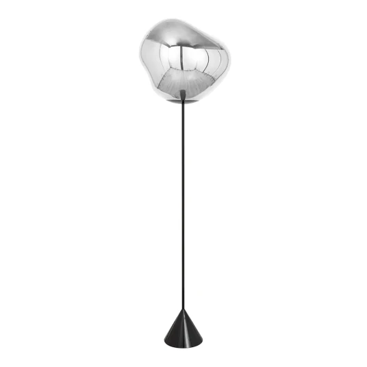 Tom Dixon Melt Cone Slim Golvlampa Silver LED