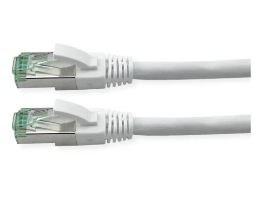 Roline Rm S/Ftp Patchkabel Cat6a/Kl.Ea Tpe Weiss 20M Ftp Pimf 20 M Cat6a S/Ftp S-Stp Rj-45 Rj-45 Hvit