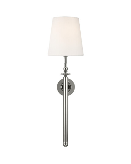 Visual Comfort Capri Tail Sconce Nickel