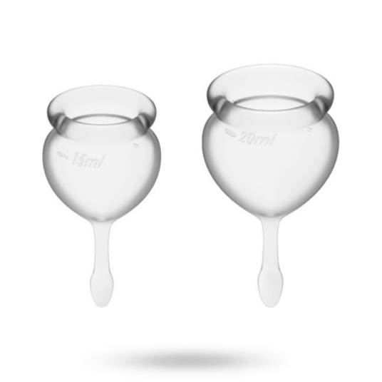 Satisfyer Feel Good Menstrual Cup Clear Satisfyer Feel Good Menstrual Cup Clear