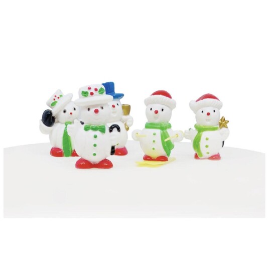 Kaketopper Jul Snømann Sett/5 