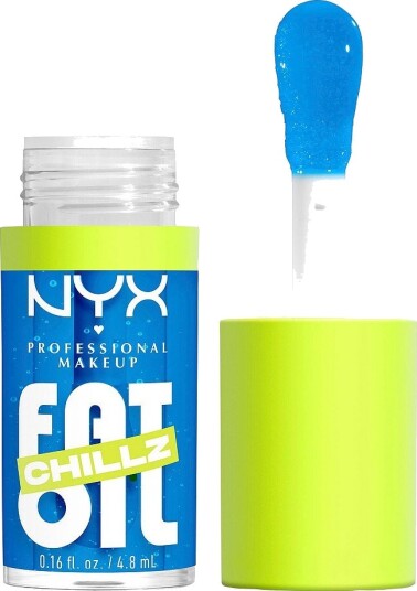 NYX Professional Makeup   Fat Oil Chillz Lip Drip Lip Oil   Blå