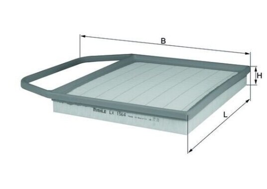 Luftfilter KNECHT LX 1564 Luftfilter KNECHT LX 1564