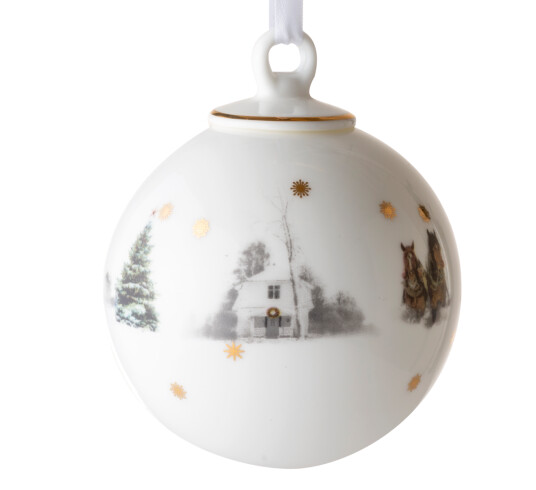 Wik & Walsøe - Julemorgen Story stor julekule 8,3 cm