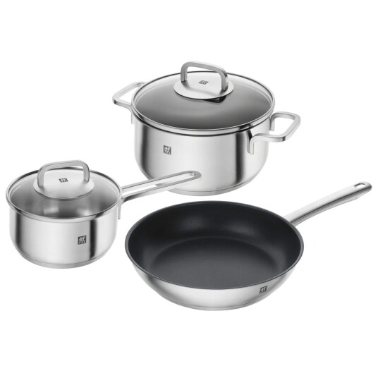 Zwilling Cube grytsett 3 deler Rustfritt stål-klar Zwilling Cube grytsett 3 deler Rustfritt stål-klar