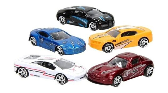 Johntoy Super Cars Die-cast Car 5 pcs. Assorted