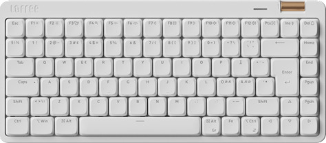 Lofree Flow Lite84 Trådløst Mekanisk Tastatur 75% Off White med Bakgrunnsbelysning