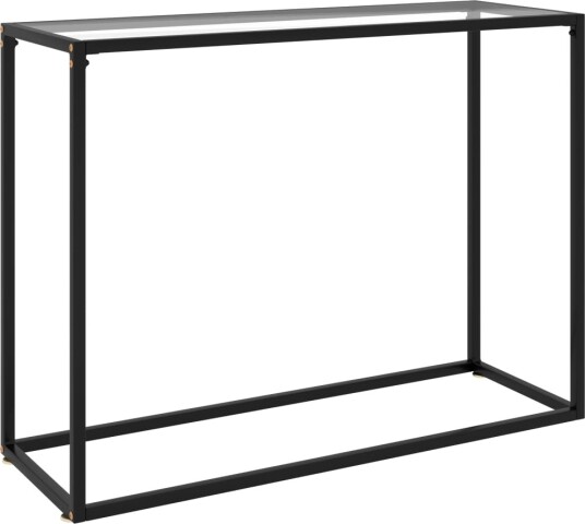 vidaXL Konsollbord gjennomsiktig 100x35x75 cm herdet glass vidaXL Konsollbord gjennomsiktig 100x35x75 cm herdet glass