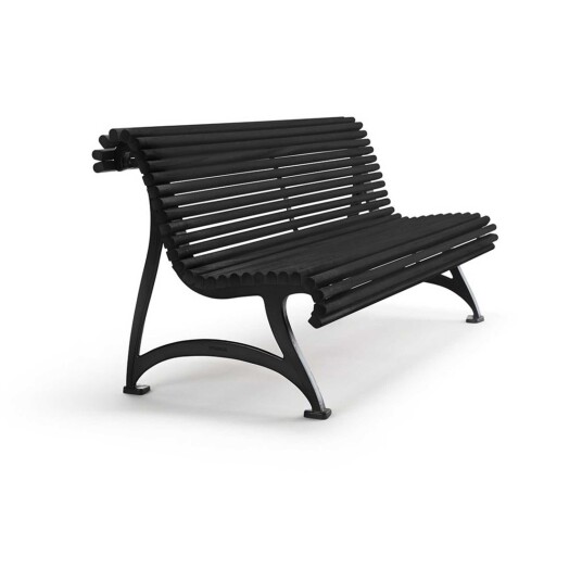Byarums bruk Jujol sofa Svart/grålakkert fur 180 cm Svart Byarums bruk Jujol sofa Svart/grålakkert fur 180 cm Svart