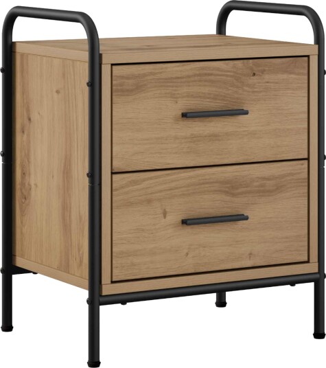 vidaXL Nattbordskap Artisan eik 40 x 30 x 50 cm Konstruert tre