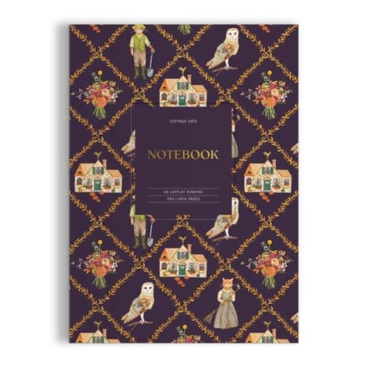Cottage Cats A5 Premium Notebook