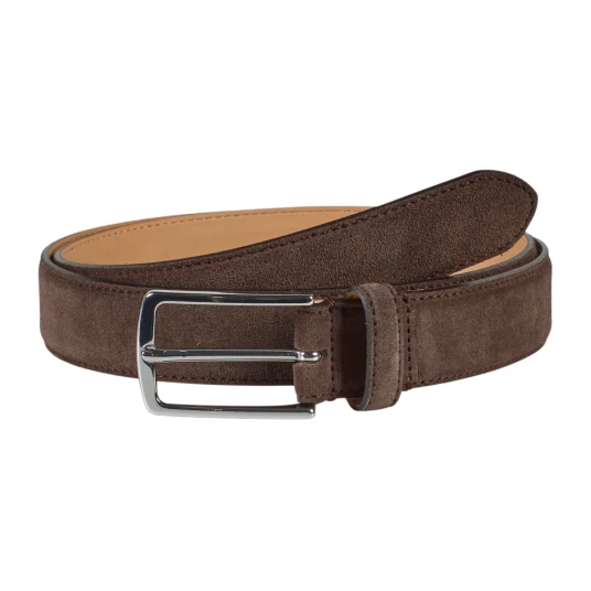 Howard London Suede Leather Belt Jack - Brown - 105