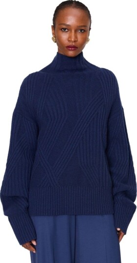 Joseph Isabel top soft wool ribs XS blå dame Joseph Isabel top soft wool ribs XS blå dame