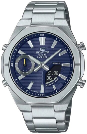 Casio Herreklokke ECB S10D 2AEF Edifice Blå/Stål Ø43 mm Casio Herreklokke ECB S10D 2AEF Edifice Blå/Stål Ø43 mm