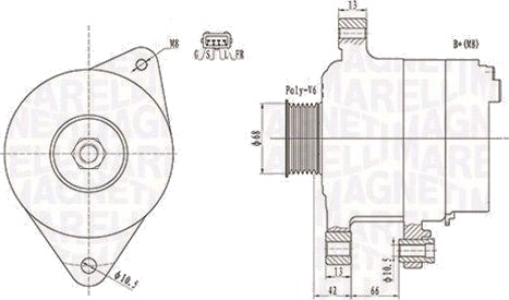 MAGNETI MARELLI 063732112010 Dynamo MAGNETI MARELLI 063732112010 Dynamo