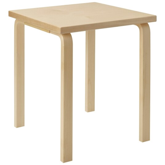 Artek Aalto 80C Barnebord Kvadratisk 60x60 cm Bjørk Artek Aalto 80C Barnebord Kvadratisk 60x60 cm Bjørk