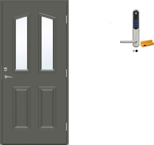 Ytterdør Swedoor Advance-Line Classic Rossini med Yale Entrus