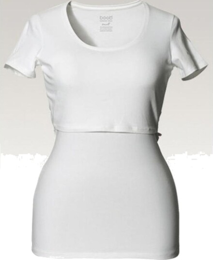 Boob Classic short sleeved top hvit (M) Boob Classic short sleeved top hvit (M)