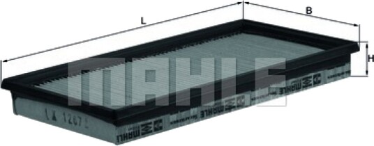 Luftfilter MAHLE ORIGINAL LX 1267 Luftfilter MAHLE ORIGINAL LX 1267