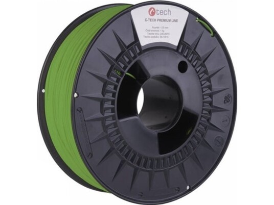 Filament 3D C-Tech Premium Line Pla Ral6018 1,75Mm 1Kg Yellow Green Filament 3D C-Tech Premium Line Pla Ral6018 1,75Mm 1Kg Yellow Green