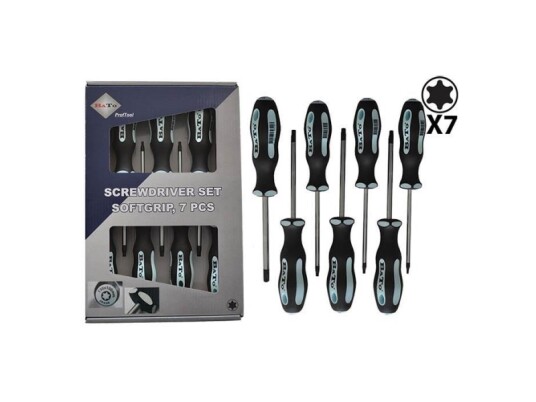 Bato Skruetrækkersæt Torx 10 40 7 Dele Bato Skruetrækkersæt Torx 10 40 7 Dele